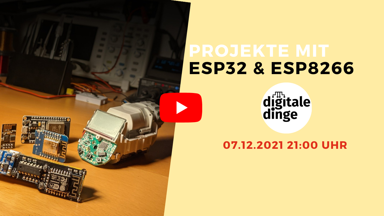 Projektideen für ESP8266, ESP32, Arduino und 3D-Drucker